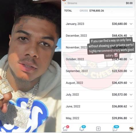 blueface onlyfans|Blueface Flexes Monthly Income From OnlyFans: I Highly